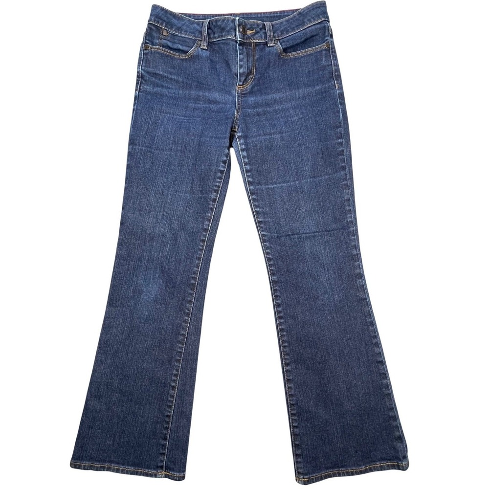 Talbots Dark Wash Heritage Bootcut Denim Jeans Women 4P